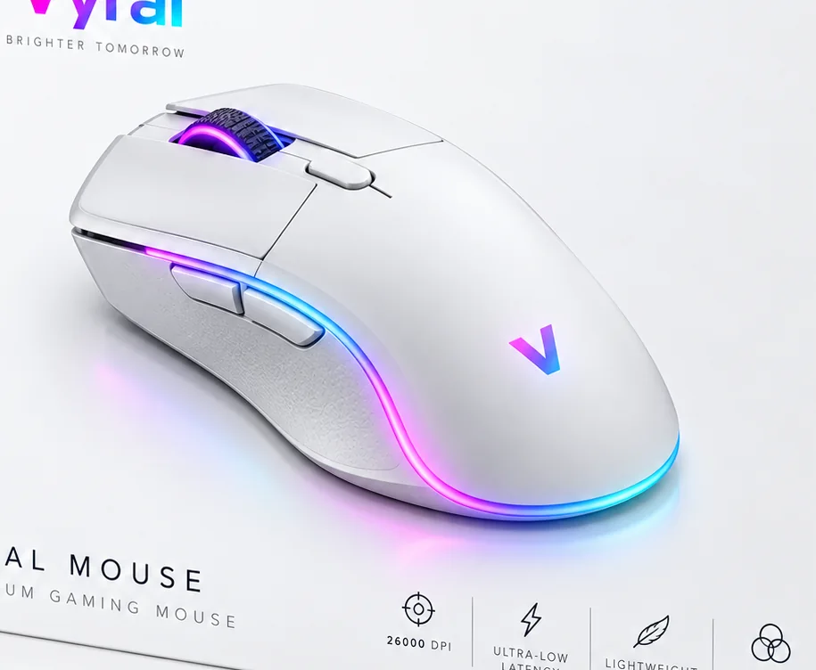 Detail of Vyral Mouse packaging concept